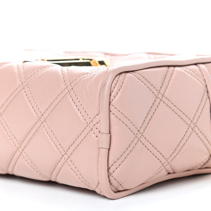 Marc Jacobs Natural Grain Calfskin Quilted The Softshot 21 Bag Blush 15 of 15