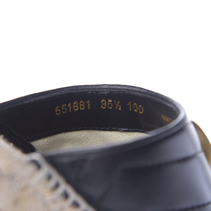 Gucci Nappa Matelasse GG Marmont Espadrille Slippers 35.5 Black 10 of 12