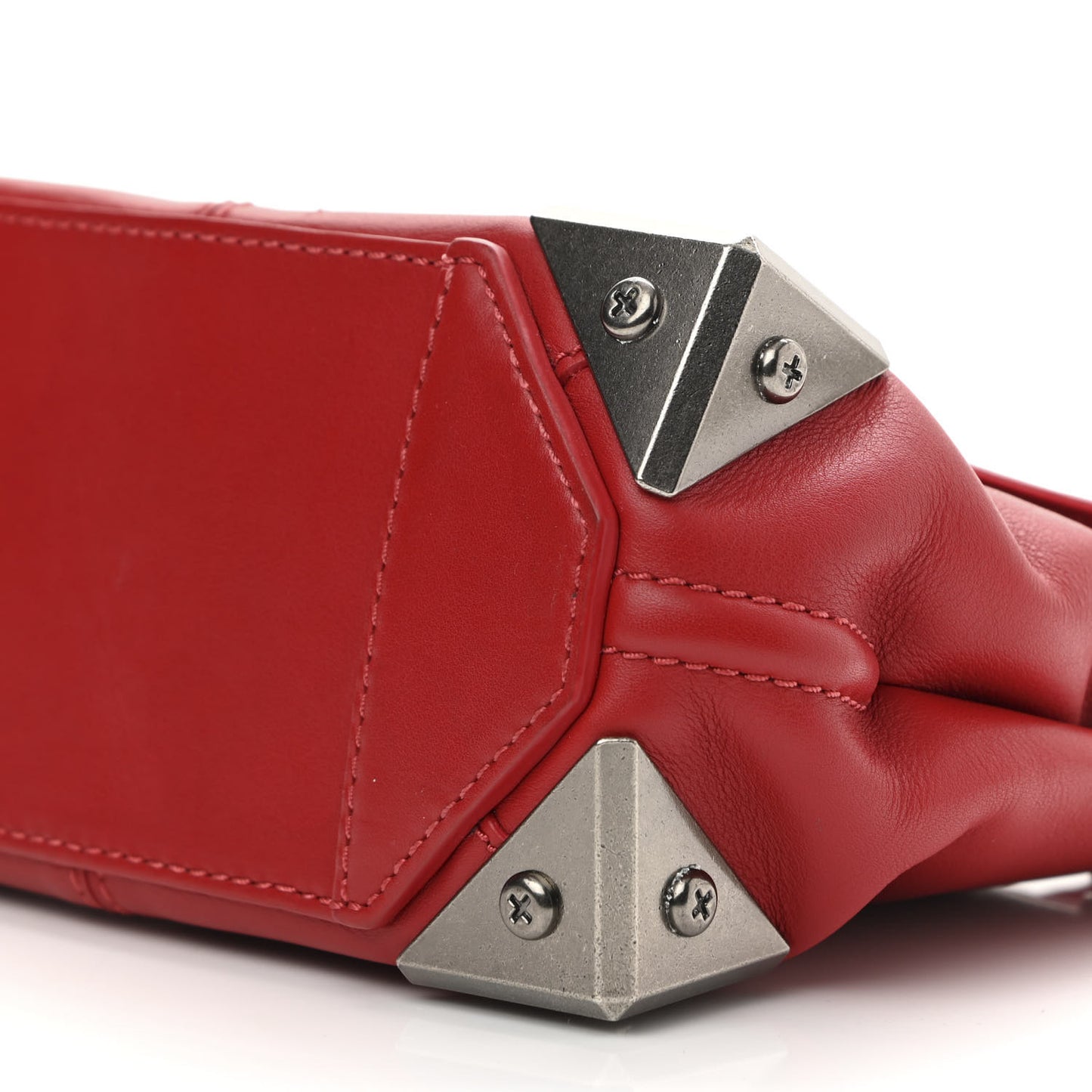 Calfskin Small Marion Tote Red