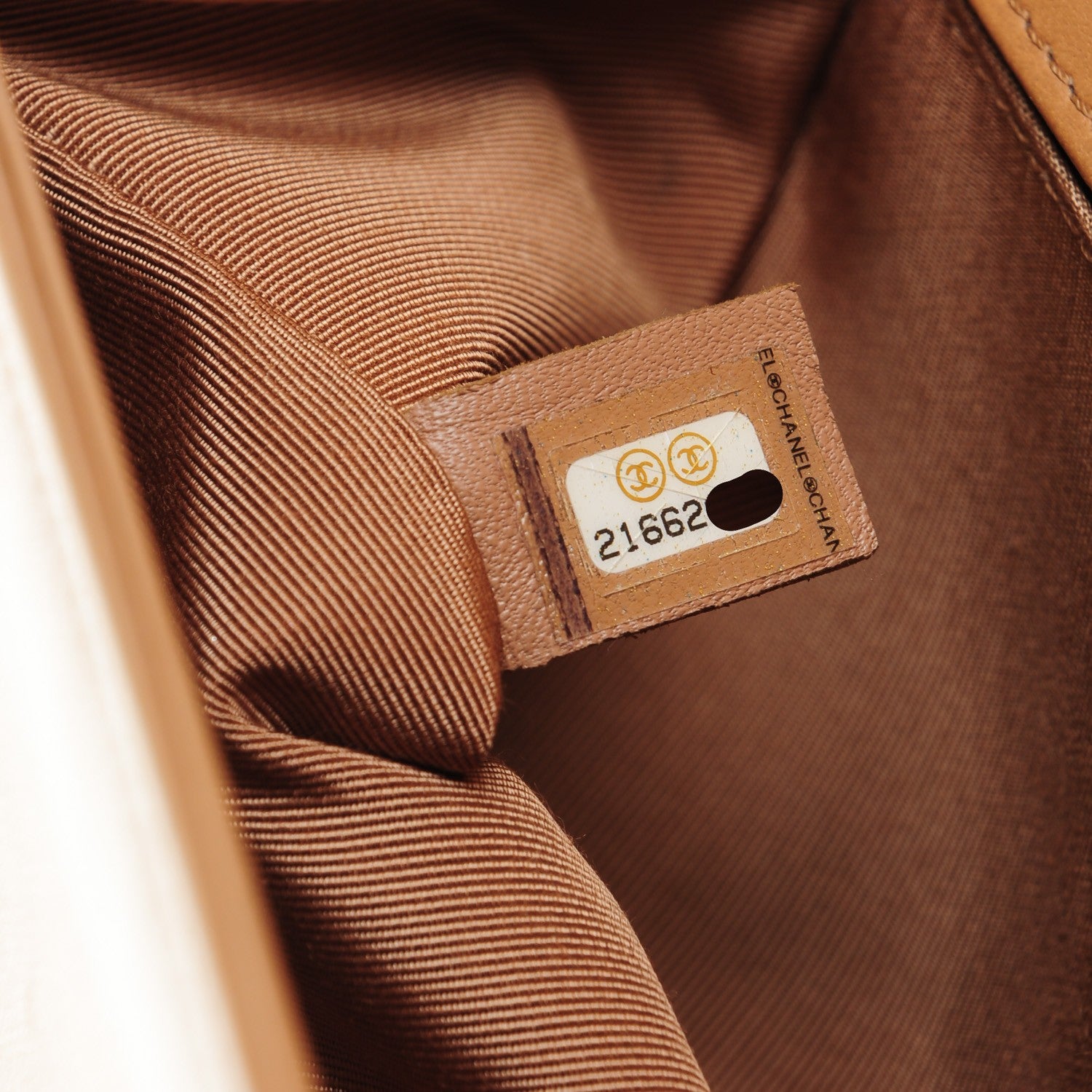 Chanel Lambskin Quilted Medium Boy Flap Camel 8 of 8