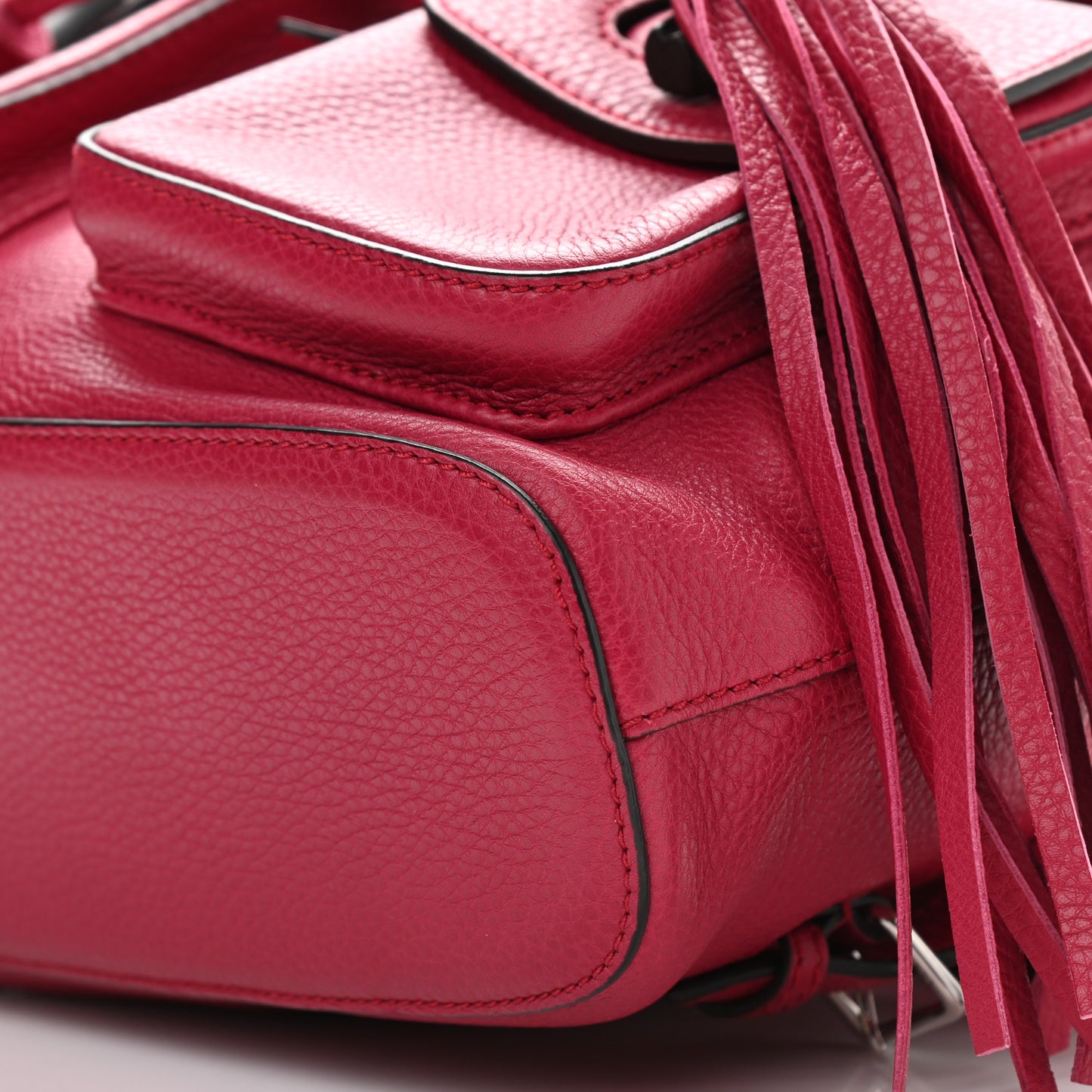 Cellarius Calfskin Medium Bamboo Backpack Petunia