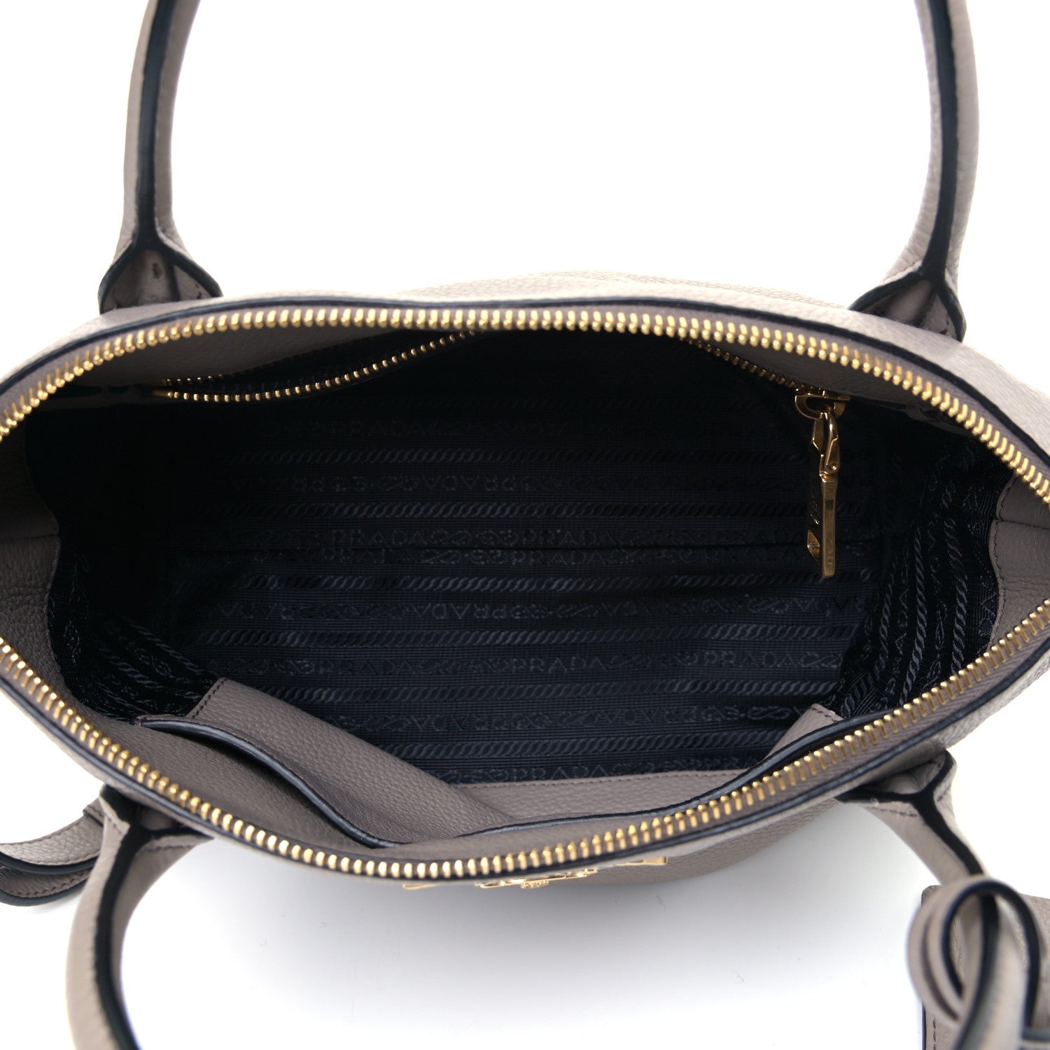 Prada Vitello Daino Shoulder Bag Argilla 4 of 5