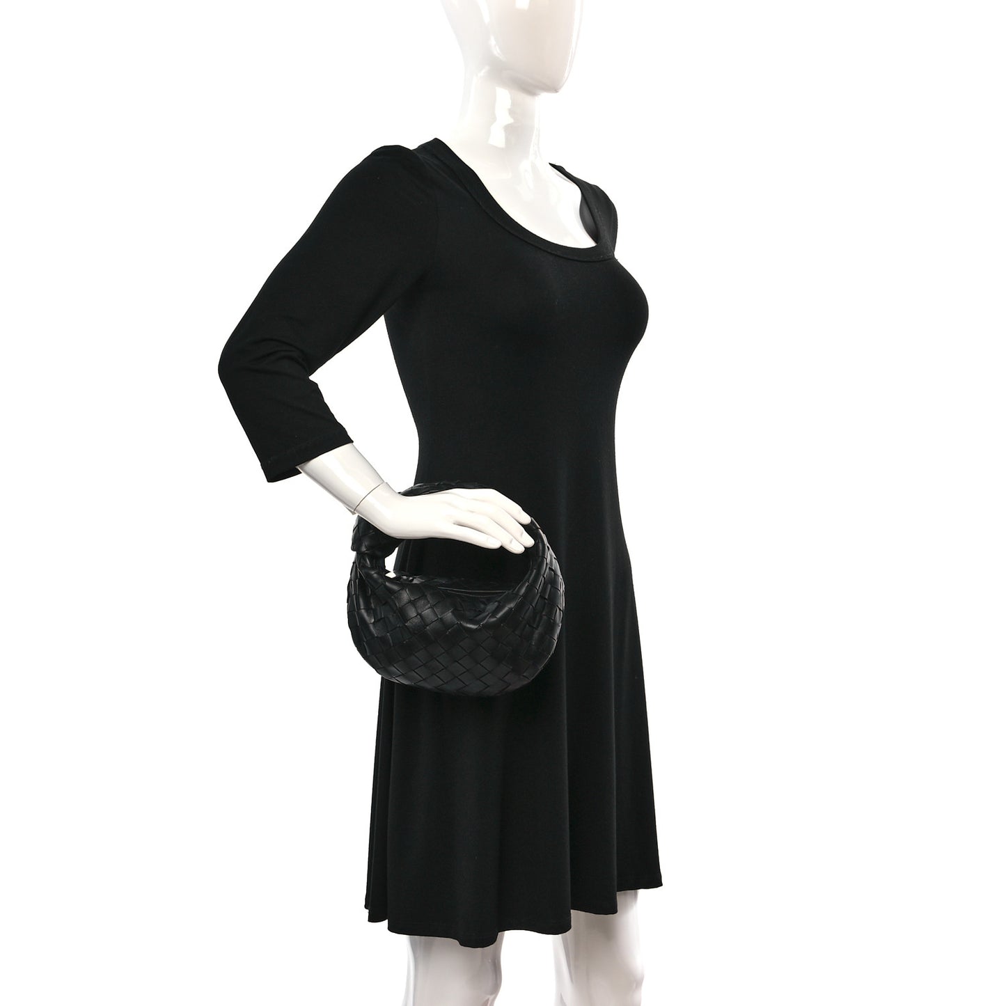 Grained Calfskin Black Hardware Neo Classic City Black