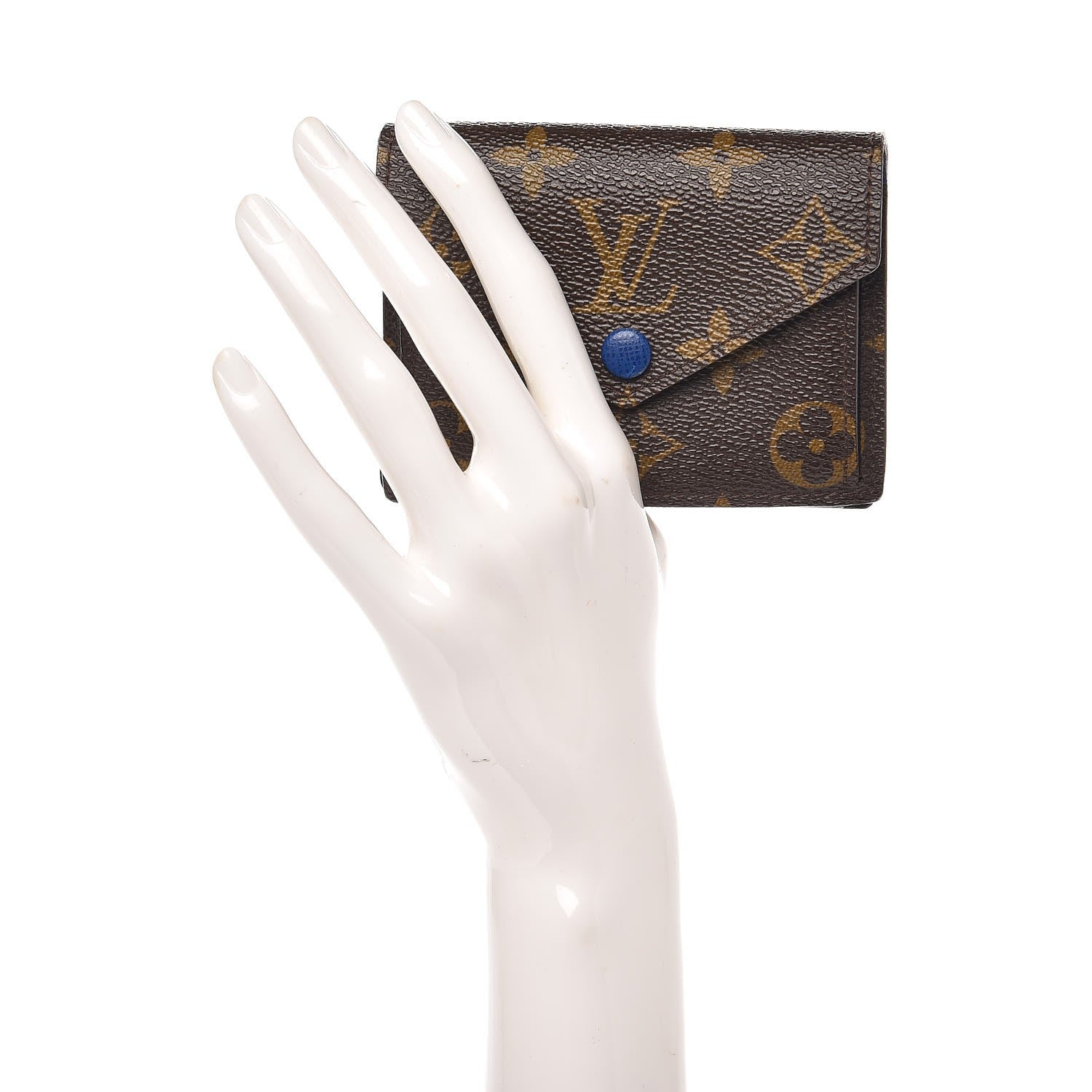 Louis Vuitton Monogram Compact Marie Wallet Blue 2 of 7