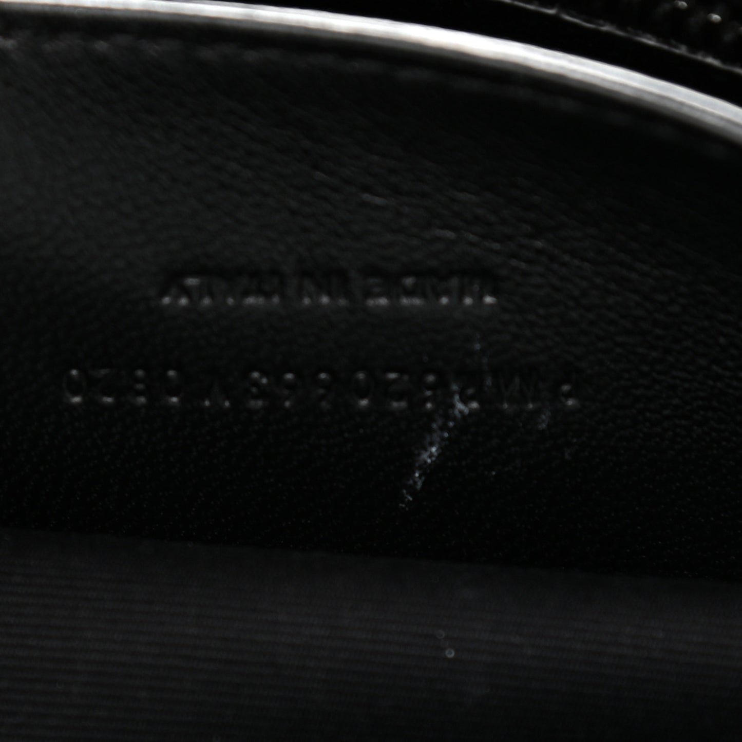 Grain De Poudre Medium West Hollywood Monogram Fold-Over Black