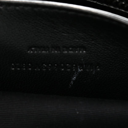 Saint Laurent Grain De Poudre Medium West Hollywood Monogram Fold-Over Black 7 of 13