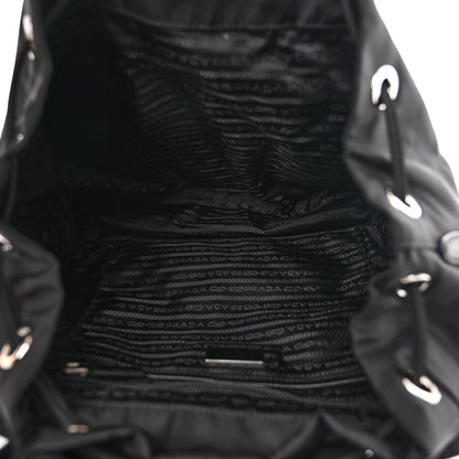Prada Tessuto Nylon Saffiano Vela Backpack Black 6 of 11