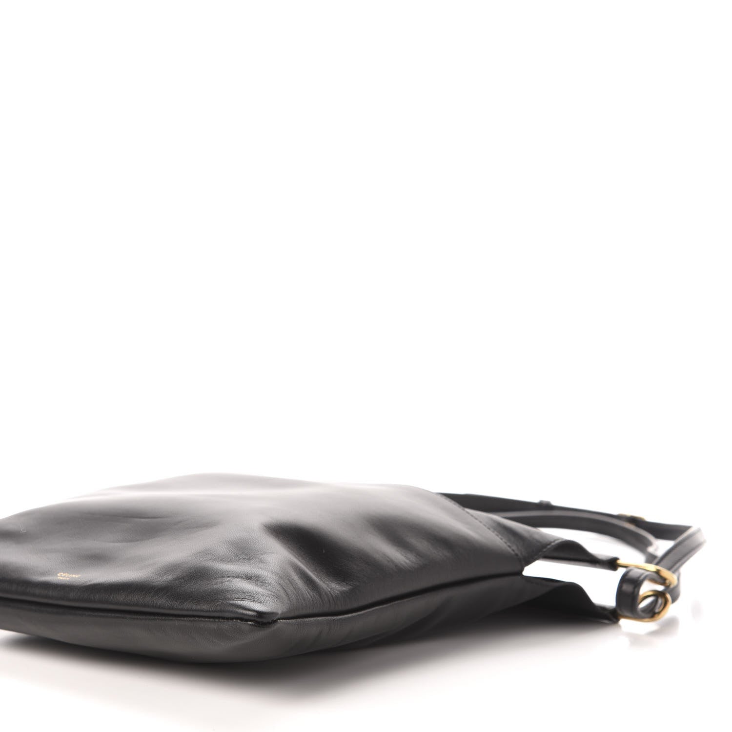 Celine Lambskin Shoulder Bag Black 9 of 11