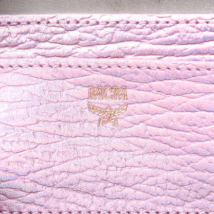 MCM Calfskin Pearl Studs X-Mini Stark Bebe Boo Backpack Prism Pink 7 of 12