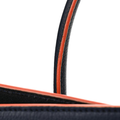 Celine Supple Calfskin Large Phantom Luggage Navy Blue Orange 13 of 13