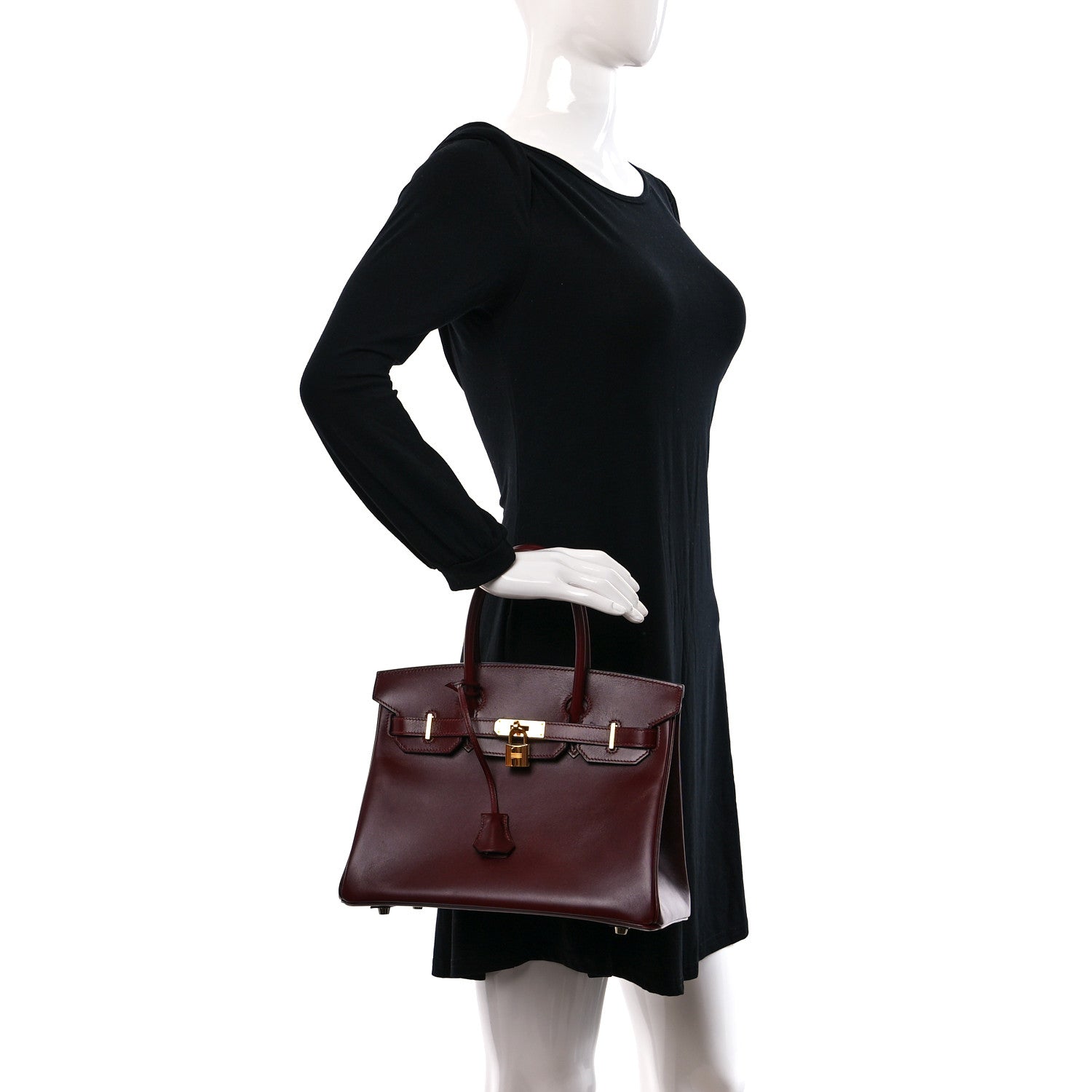 Hermes Box Birkin 30 Rouge H 2 of 14