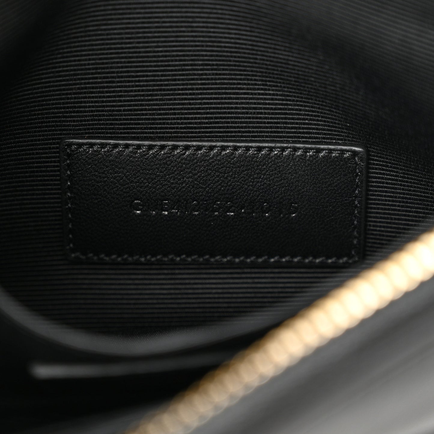 Calfskin Monogram Phone Pouch Crossbody Bag Black