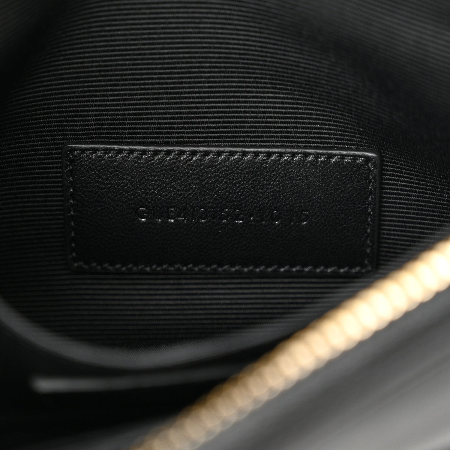 Saint Laurent Calfskin Monogram Phone Pouch Crossbody Bag Black 7 of 10