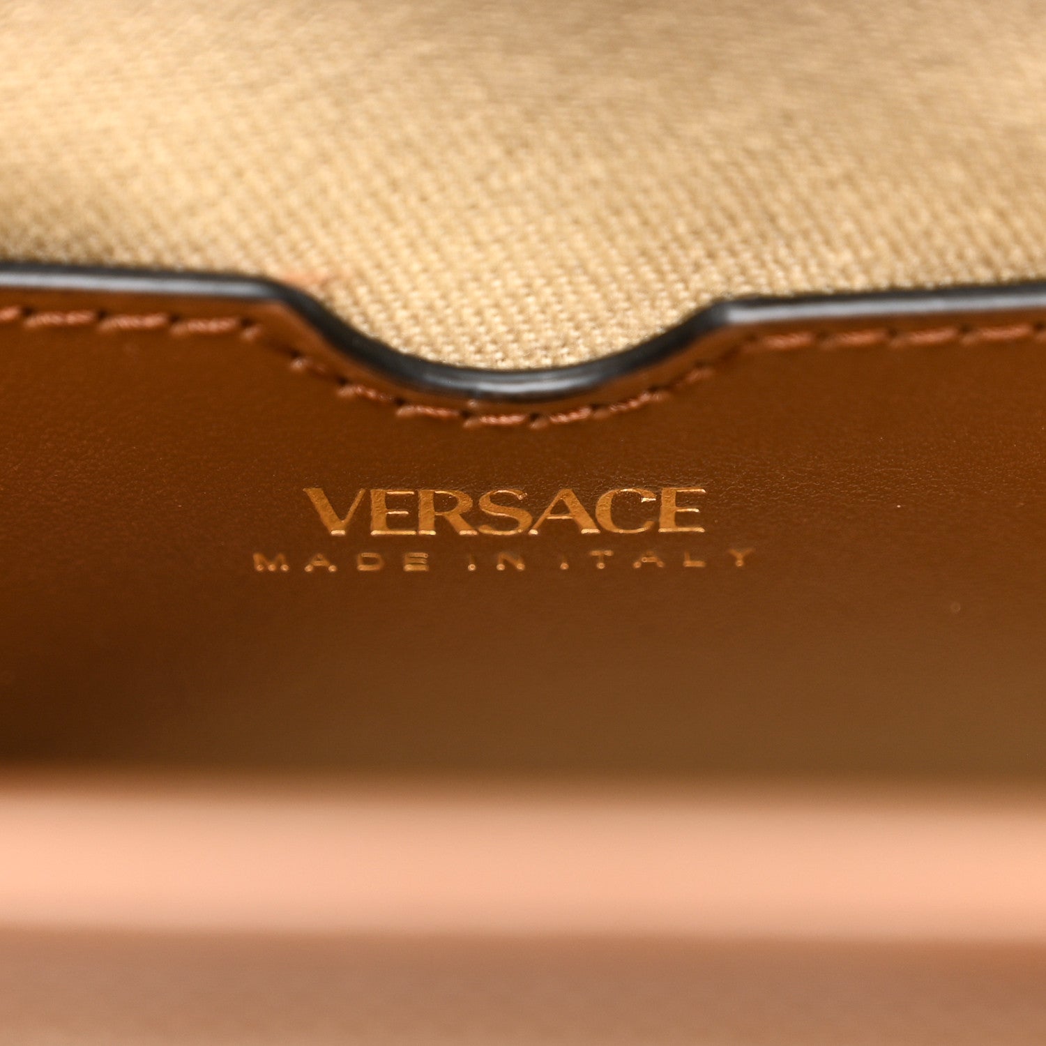 Versace Jacquard Canvas Allover Medusa Tote Bag Beige 6 of 9