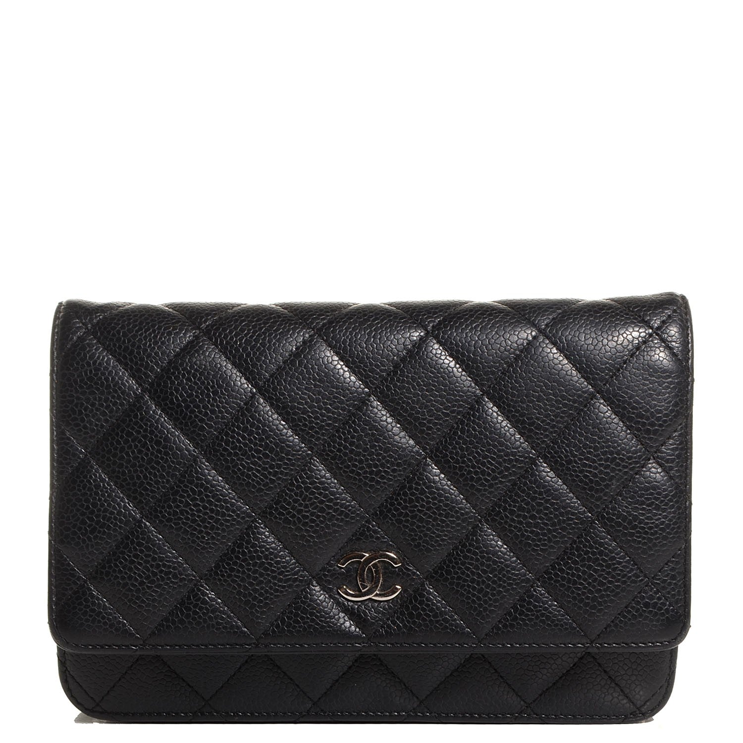 Chanel Caviar Quilted Wallet On Chain WOC Black 1 of 8