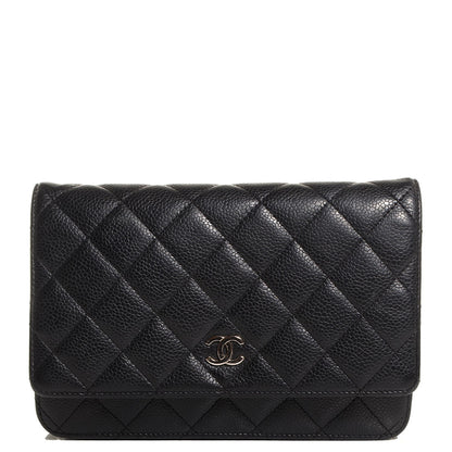 Chanel Caviar Quilted Wallet On Chain WOC Black 1 of 8