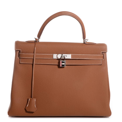 Hermes Togo Kelly Retourne 35 Gold 1 of 25