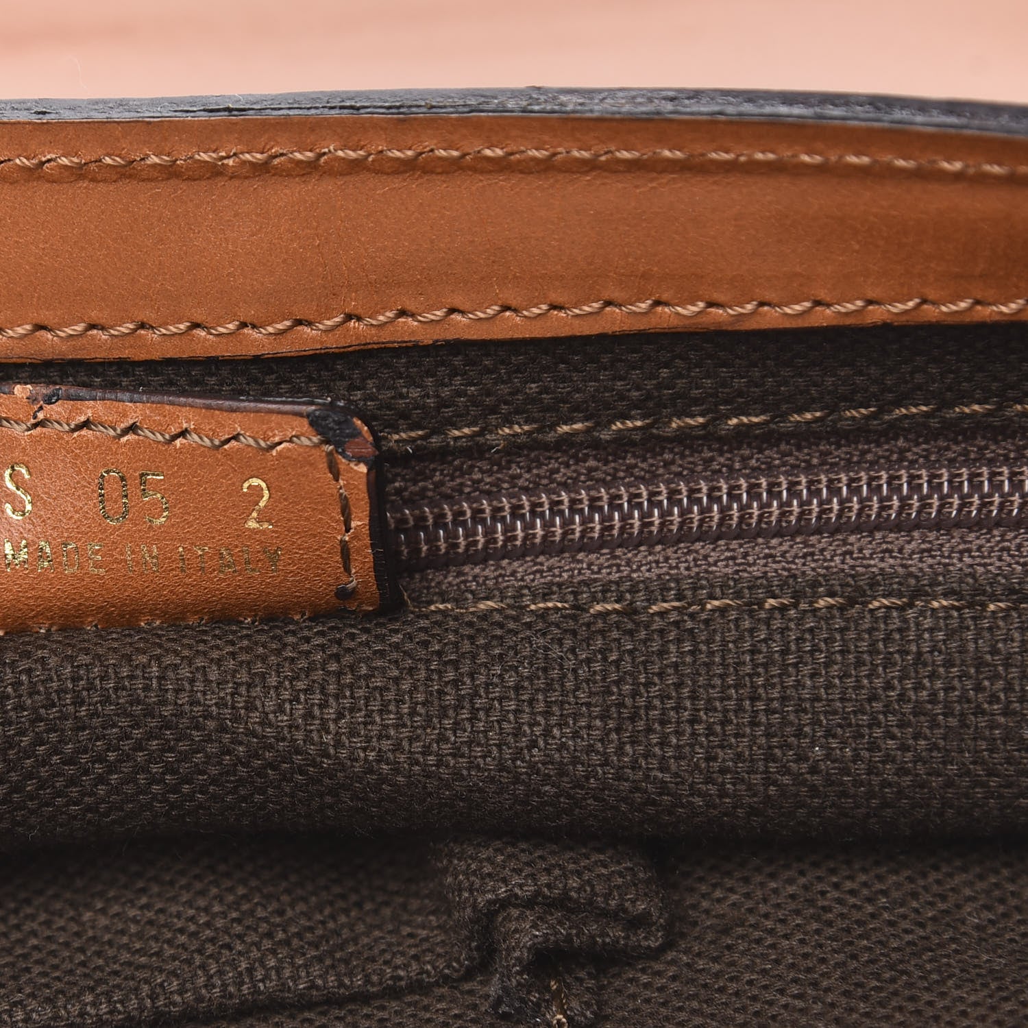 Burberry Canvas Smooth Calfskin Shoulder Bag Natural Brown 7 of 10