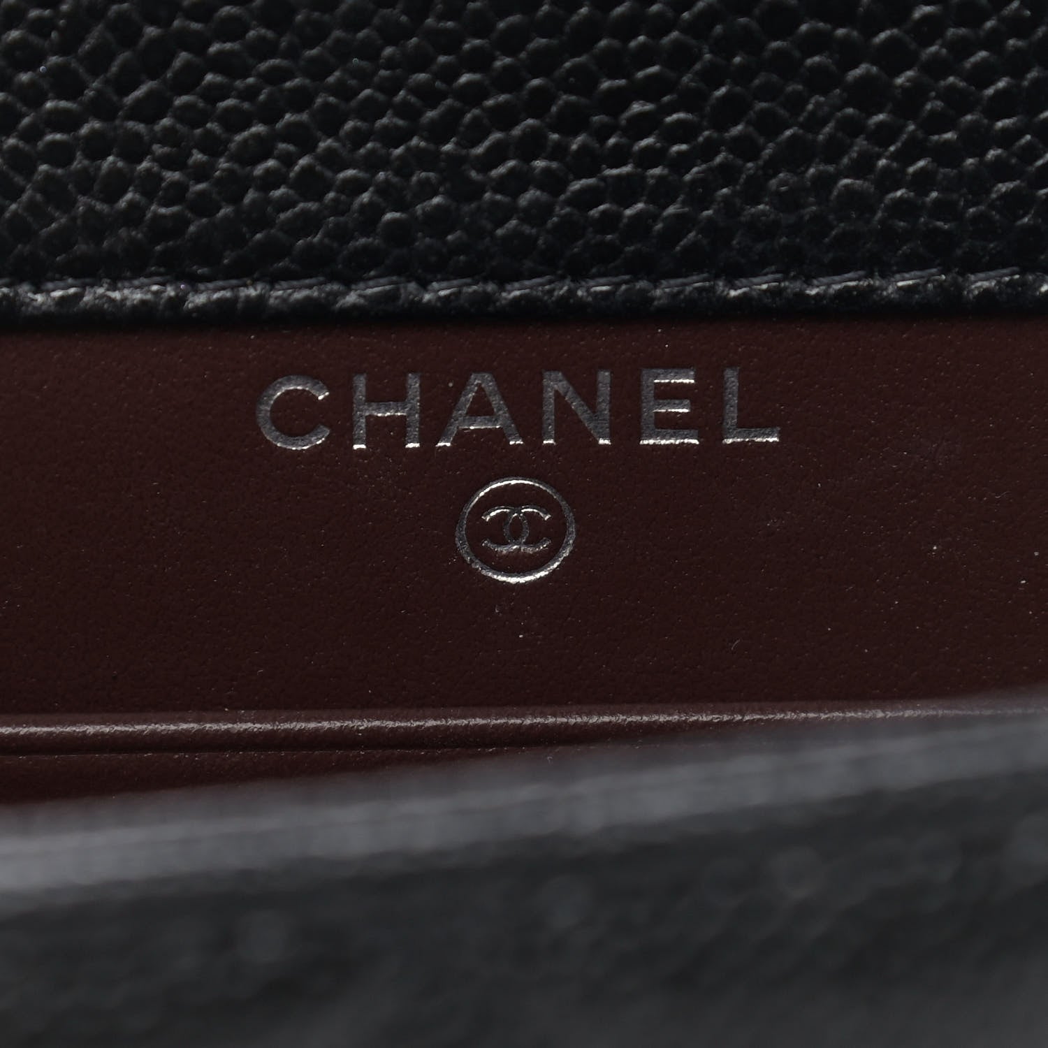 Chanel Caviar Quilted Classic Phone Holder Black 6 of 10