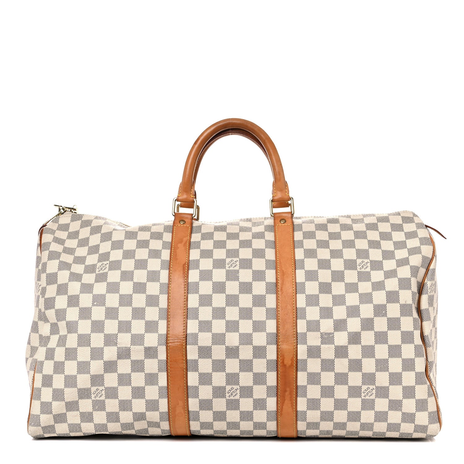 Louis Vuitton Damier Azur Keepall 50 1 of 35