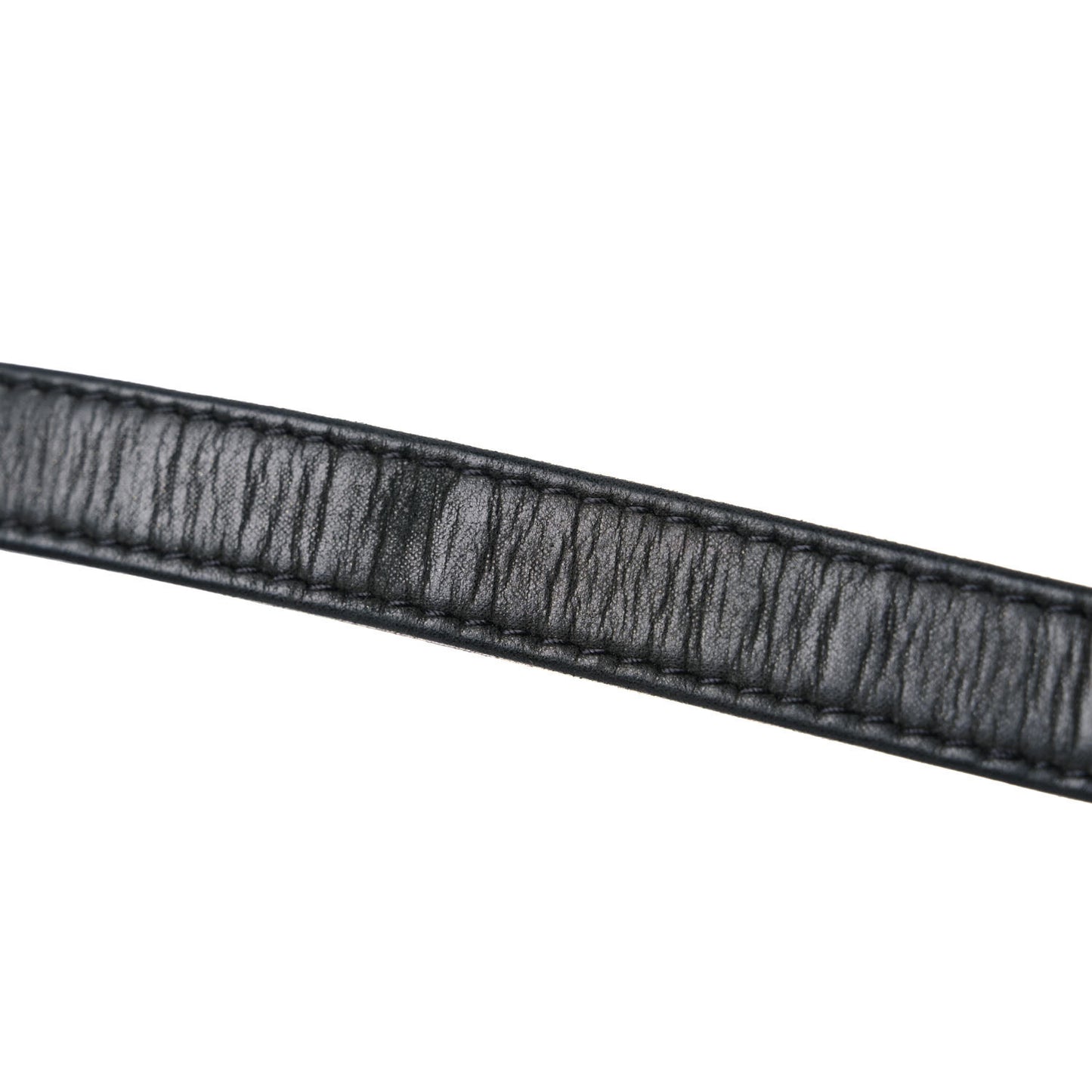 Iridescent Calfskin Quilted Small New Bubble Flap Anthracite