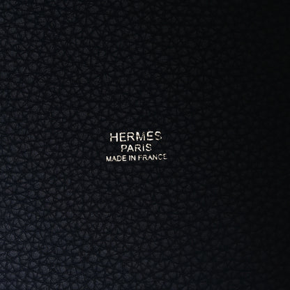 Hermes Taurillon Clemence Picotin Lock 22 MM Bleu Nuit 6 of 10