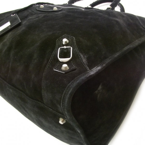 Baby Daim Suede Weekender Black