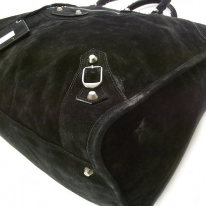 Balenciaga Baby Daim Suede Weekender Black 5 of 10