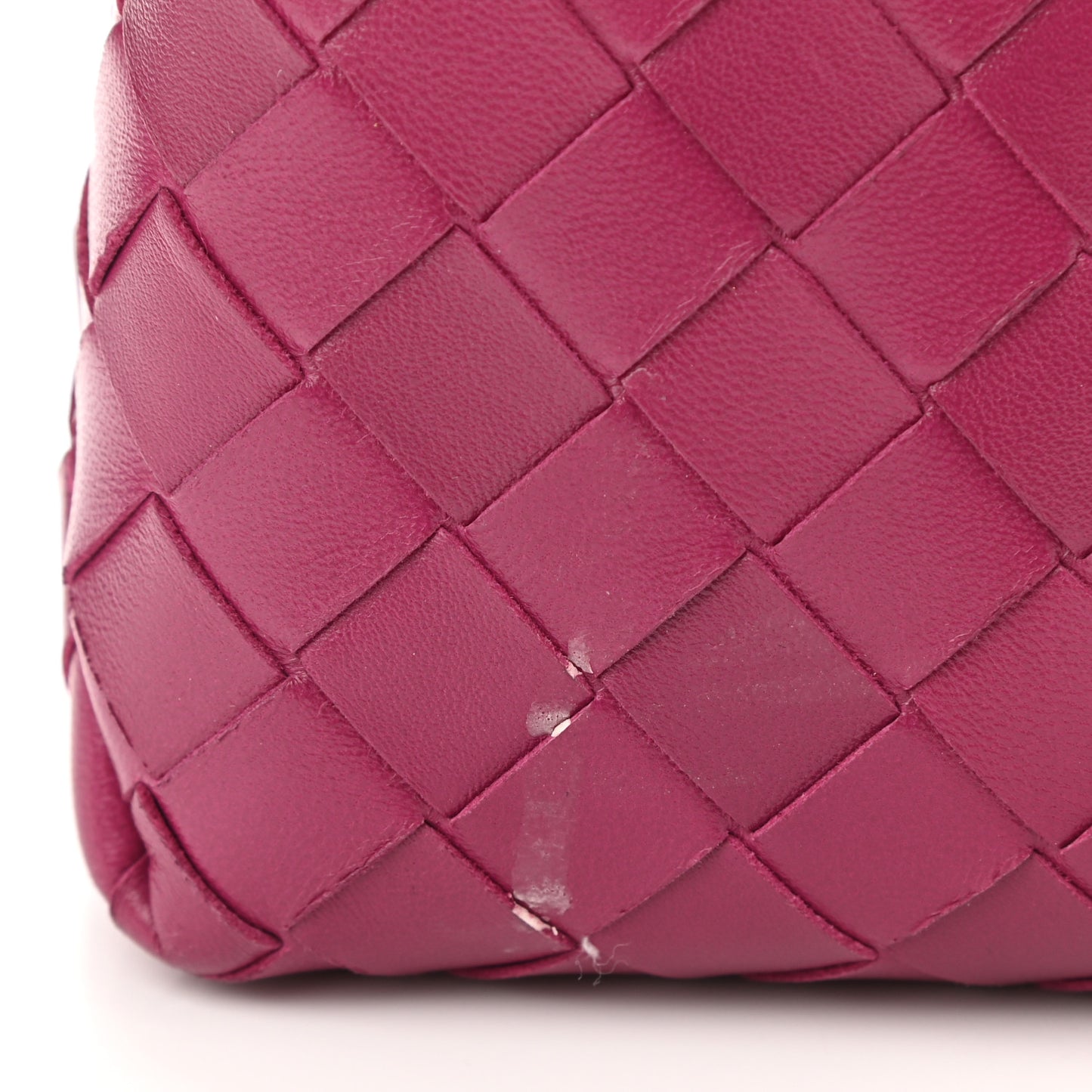 Nappa Intrecciato Small Loop Camera Bag Cinnabar