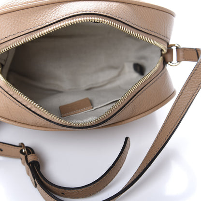 Gucci Pebbled Calfskin Small Soho Disco Bag Rose Beige 5 of 10