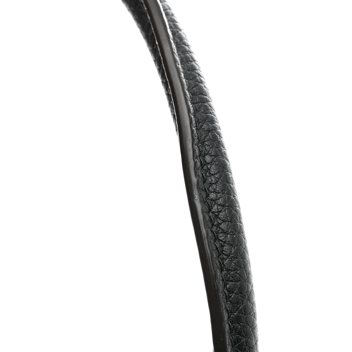 Drummed Calfskin Nano Luggage Black