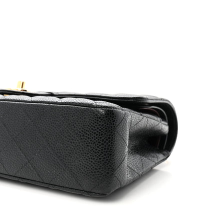 Chanel Caviar Quilted Medium Double Flap Black 10 of 10