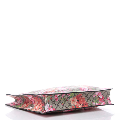 Gucci Soft GG Supreme Monogram Blooms Vertical Tote Beige Multicolor Dry Rose 4 of 11