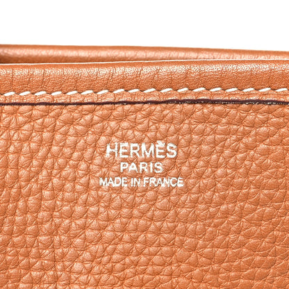 Hermes Taurillon Clemence Evelyne PM Gold 6 of 10