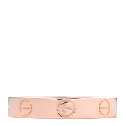 Cartier 18K Pink Gold 3.5mm LOVE Wedding Band Ring 52 6 3 of 4