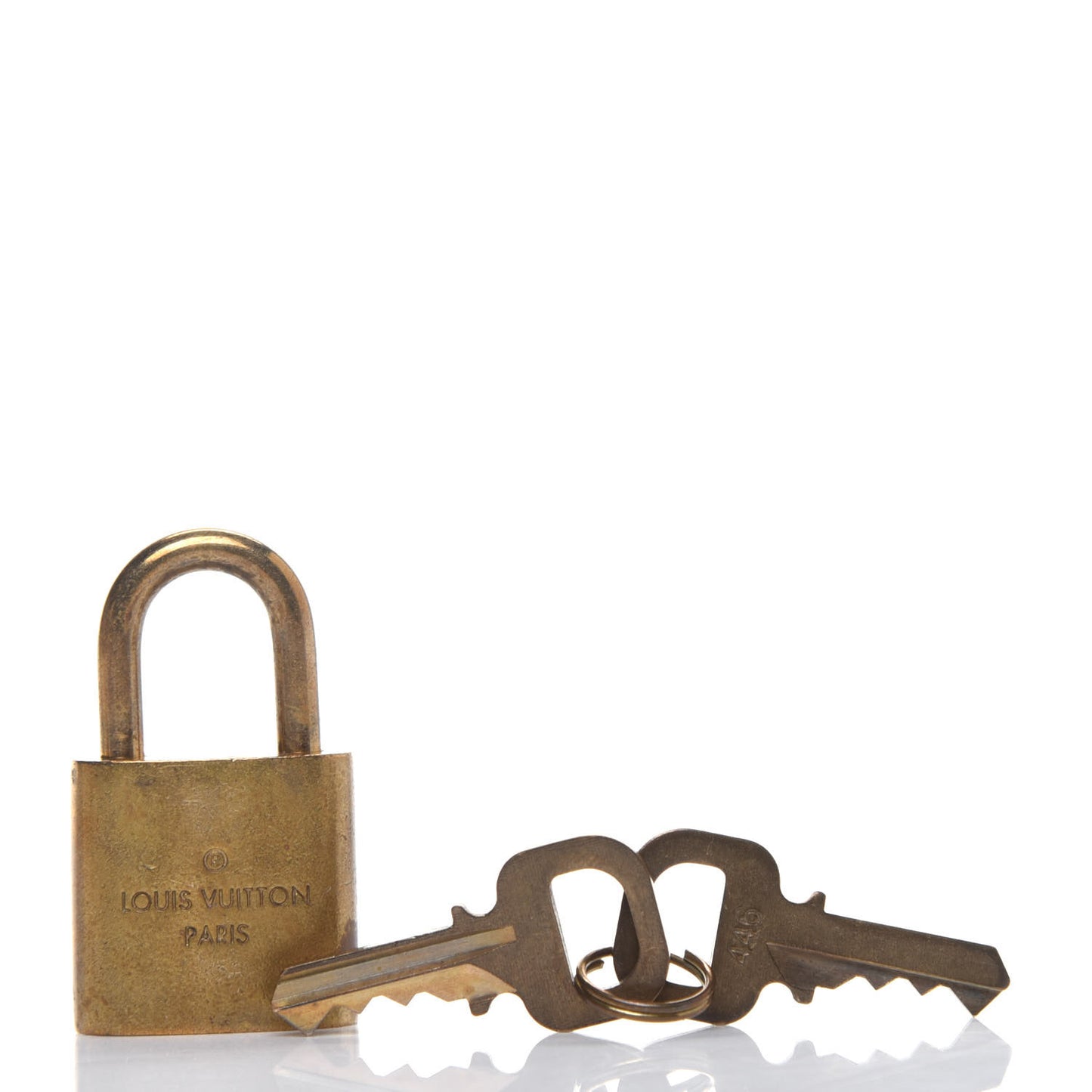 Brass Lock and 2 Keys Set #446