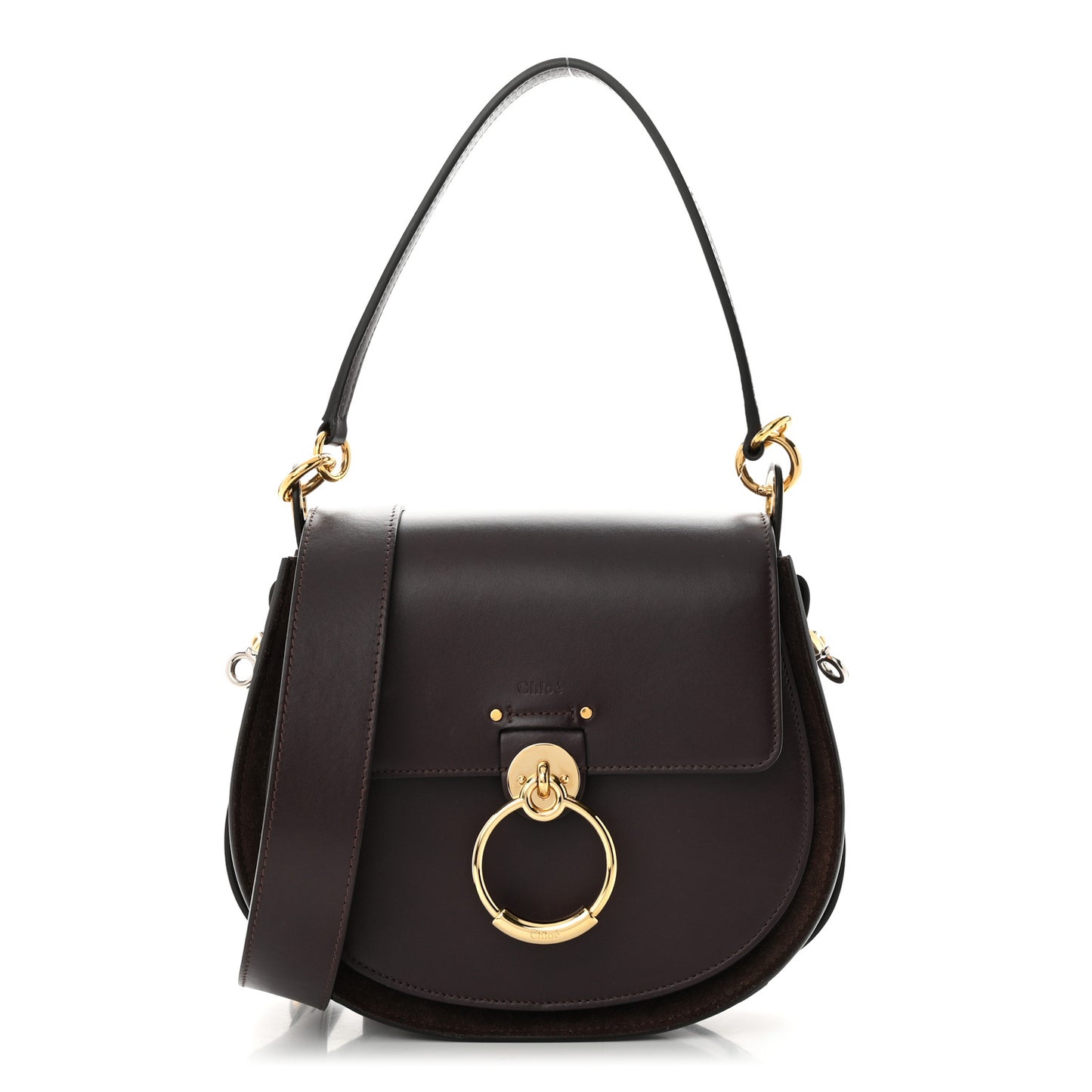 Calfskin Large Tess Bag Raisin