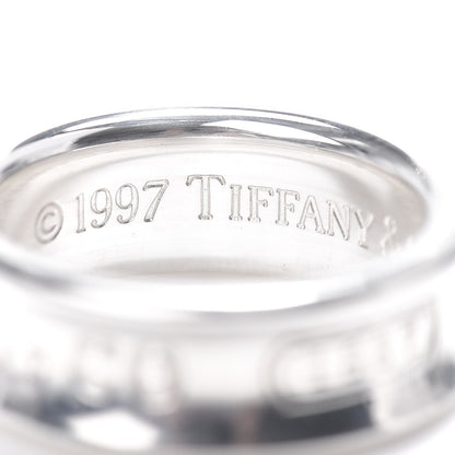 Tiffany Sterling Silver 1837 Band Ring 50 5.5 5 of 5