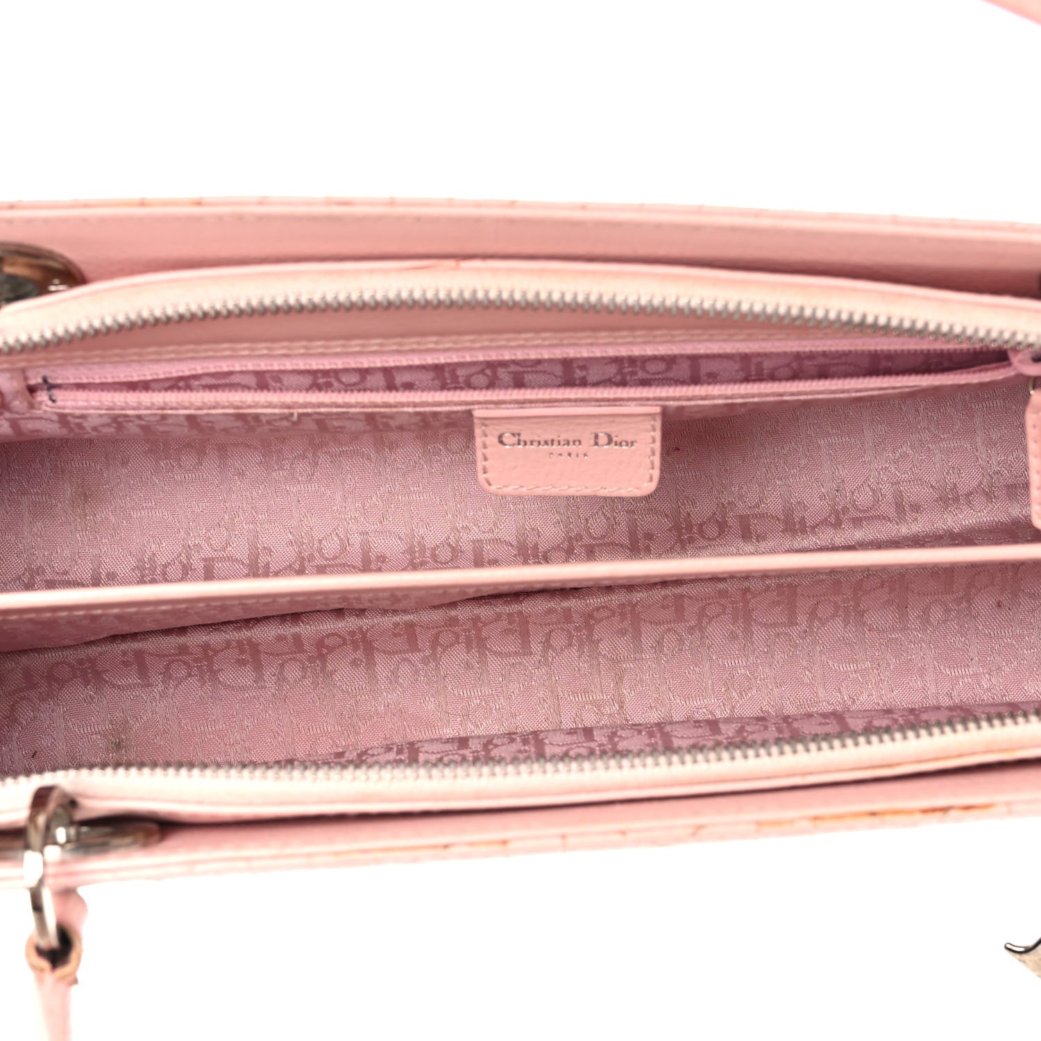 Christian Dior Lambskin Cannage Soft Lady Dior East West Light Pink 5 of 53