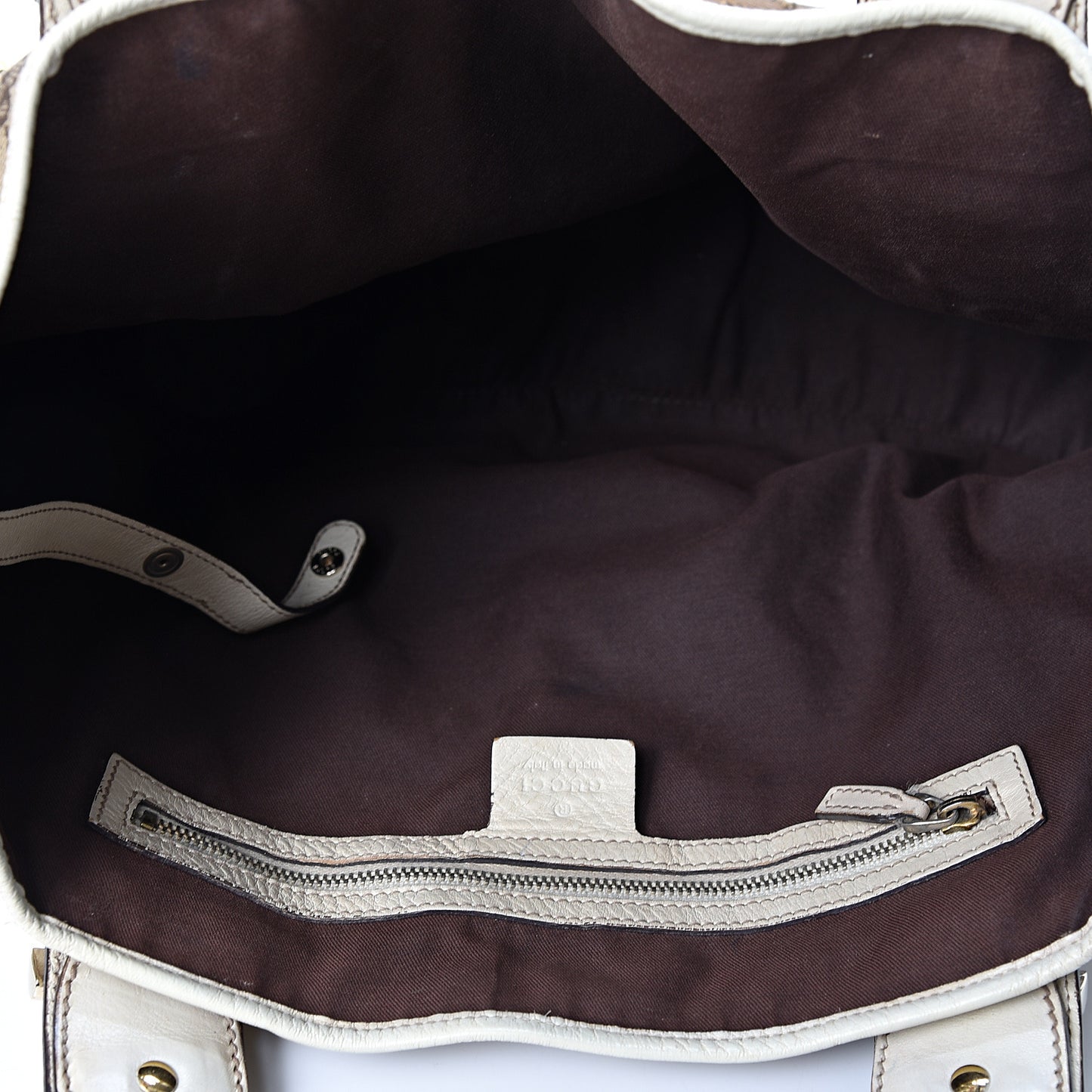 Monogram Small Pelham Shoulder Bag Off White