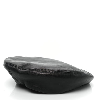 Gucci Lambskin Beret Hat 57 M Black 4 of 8