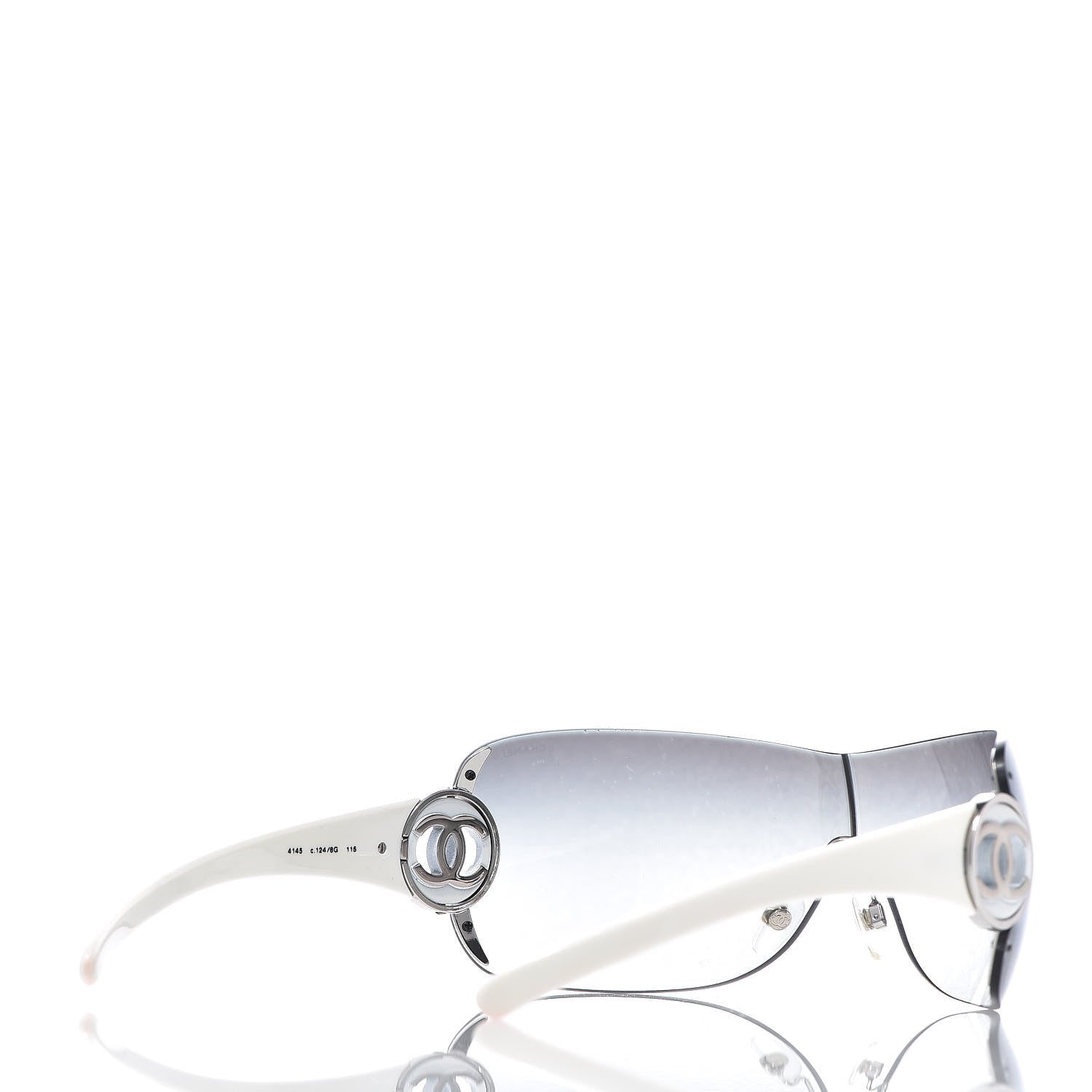 Chanel CC Sunglasses 4145 White 4 of 8