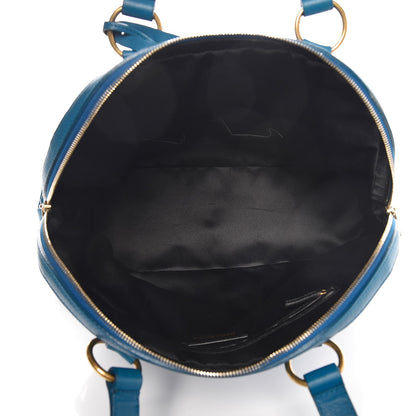 Saint Laurent Calfskin Oversized Muse Turquoise 5 of 10