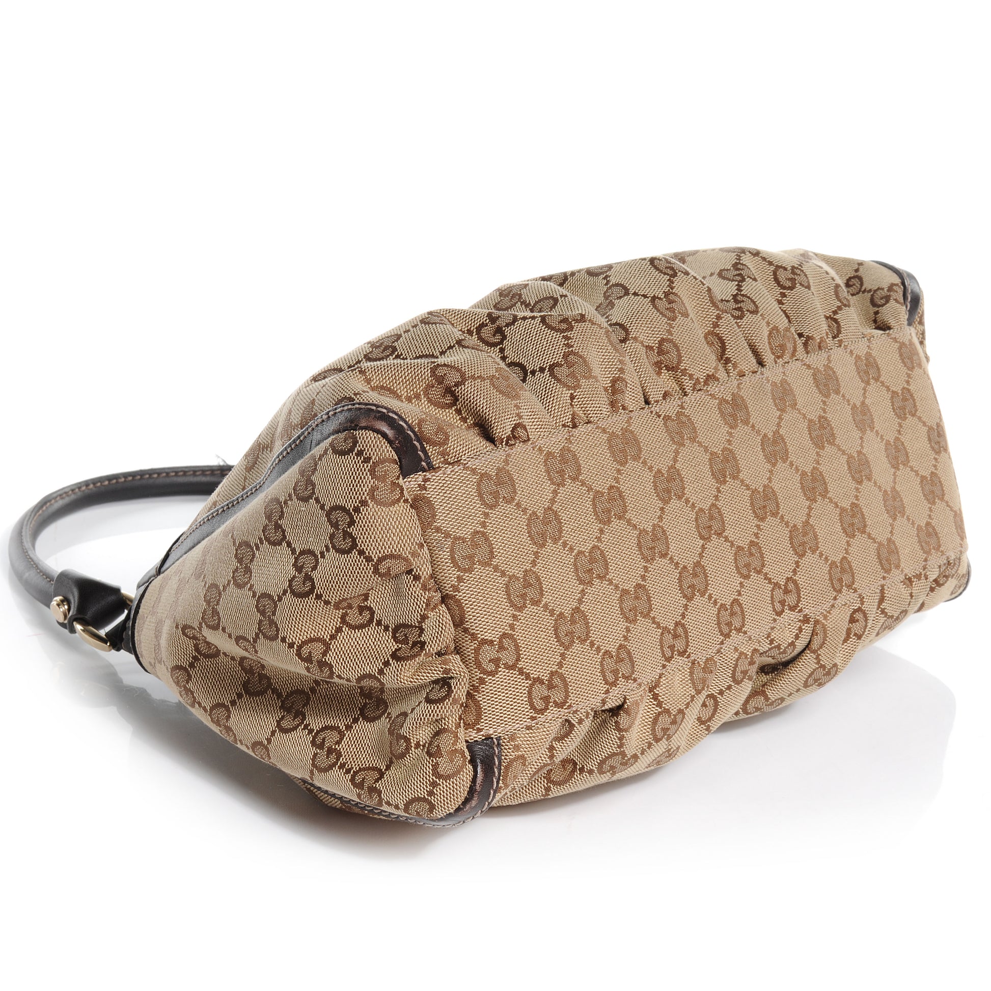 Gucci Monogram Medium D Gold Ring Hobo 4 of 8