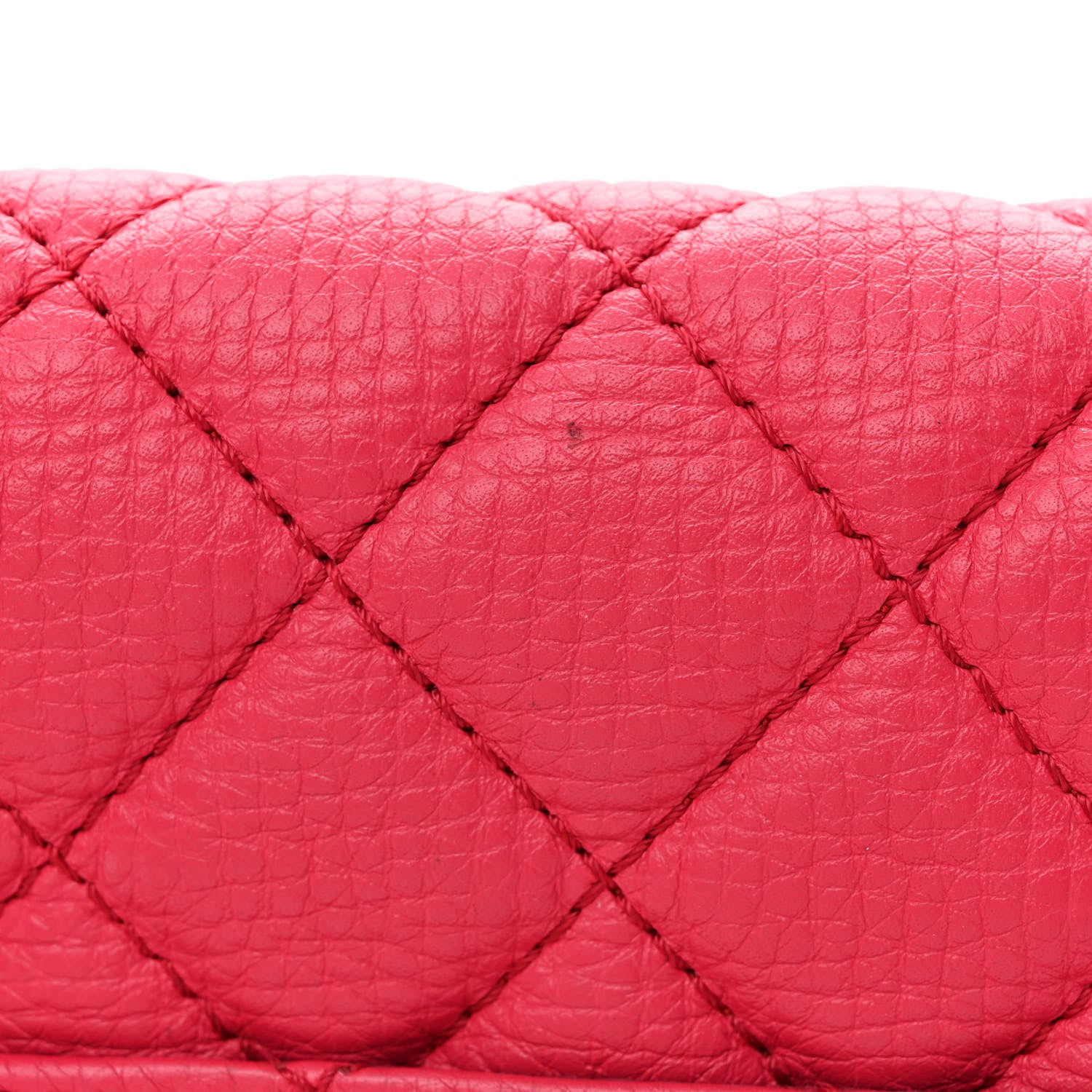 Chanel Calfskin Quilted Small XXL Travel Flap Bag Dark Pink 12 of 15