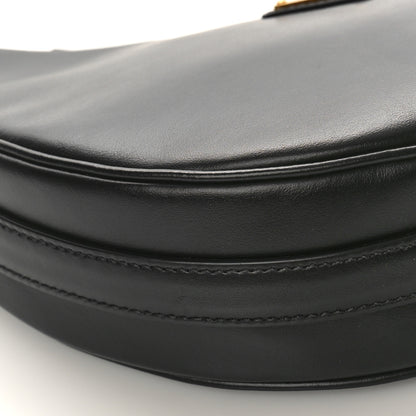 Prada Soft Calfskin Arque Shoulder Bag Black 7 of 8