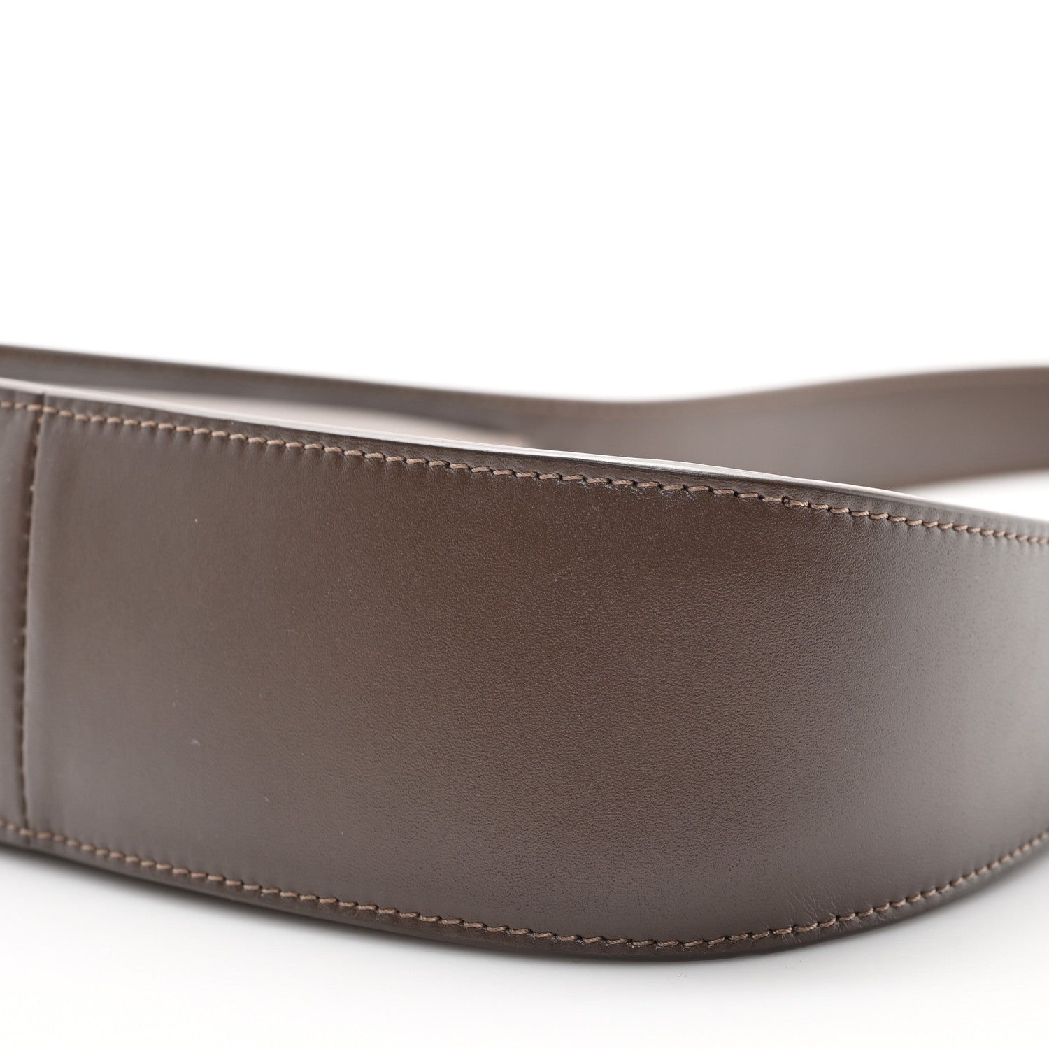 The Row Smooth Calfskin Half Moon Shoulder Bag Brown 9 of 9