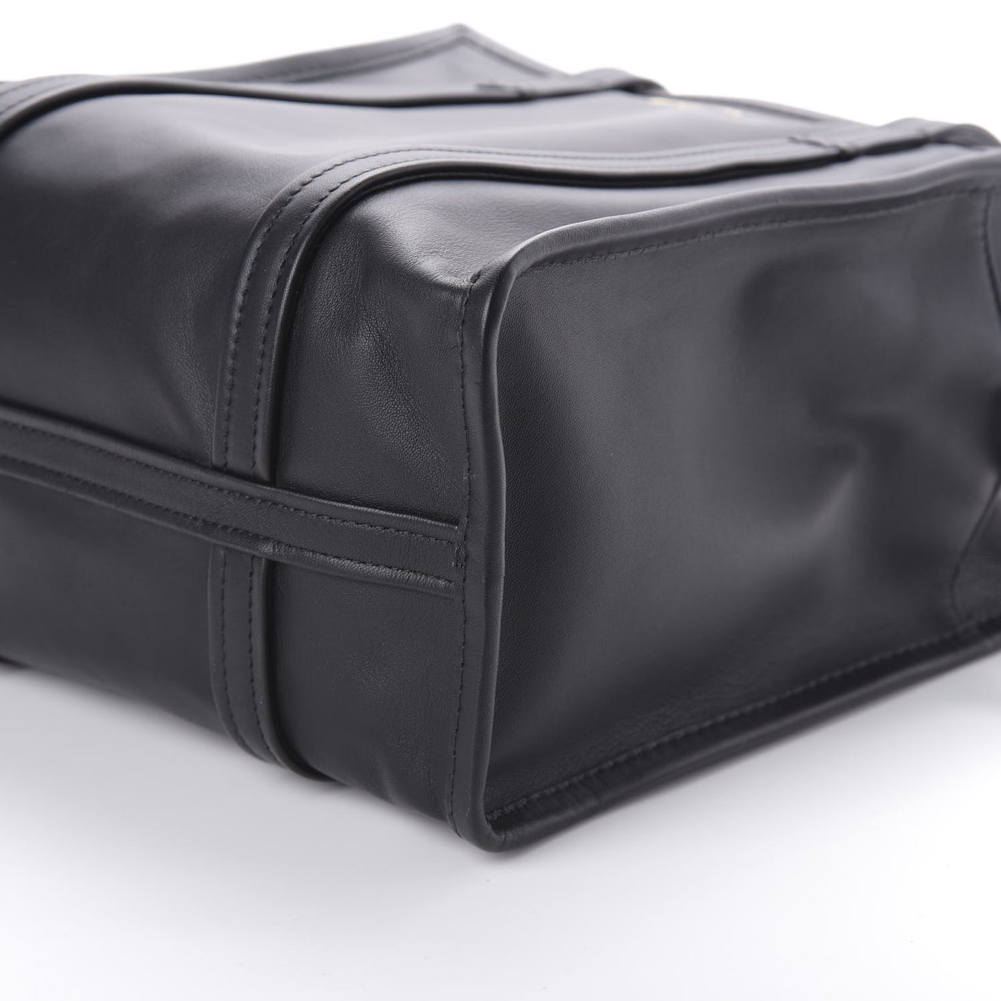 Agneau Small Bazar Shopper Tote Black