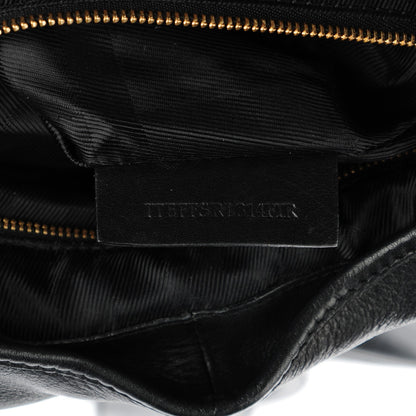 Burberry Calfskin Buckle Hobo Black 7 of 8
