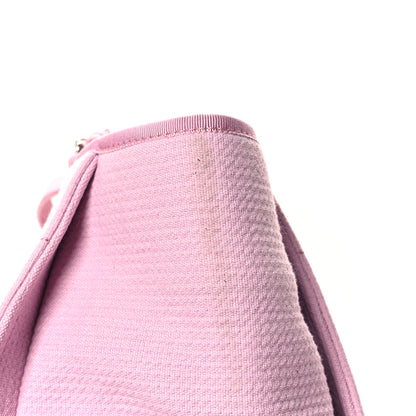 Chanel Mixed Fibers Medium Deauville Tote Dark Pink 13 of 13